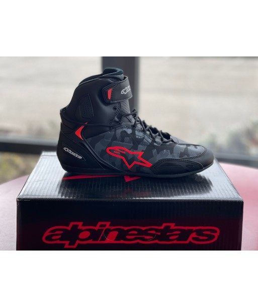 BOTTES ALPINESTARS FASTER-3 BLACK / GREY CAMO / RED FLUO pour bénéficier 