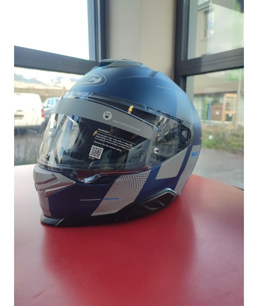 Casque Intégral HJC I71 Peka Bleu-Gris Venez découvrir notre 