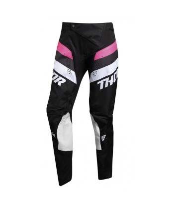 Tenue motocross femme - THOR Pulse S21 Noir/ Rose 2023