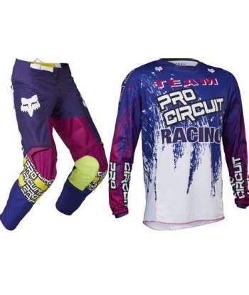 Tenue Fox - Pro circuit 180 Blanc/Bleu/Violet Comparez et commandez 