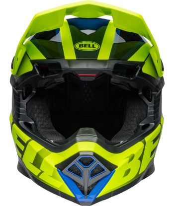 Casque BELL Moto-10 Spherical - Sliced Matte/Gloss Retina/Blue 2023