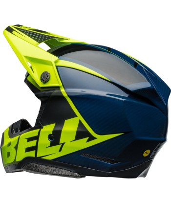 Casque BELL Moto-10 Spherical - Sliced Matte/Gloss Retina/Blue 2023