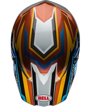 Casque BELL Moto-10 Spherical - Tomac Replica 24 Gloss White/Gold des créatures d'habitude