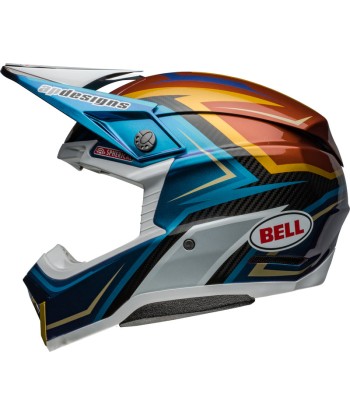 Casque BELL Moto-10 Spherical - Tomac Replica 24 Gloss White/Gold des créatures d'habitude