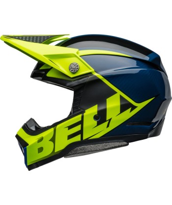 Casque BELL Moto-10 Spherical - Sliced Matte/Gloss Retina/Blue 2023