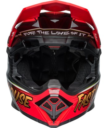 Casque BELL Moto-10 Spherical - Fasthouse DITD 24 Gloss Red/Gold sur le site 