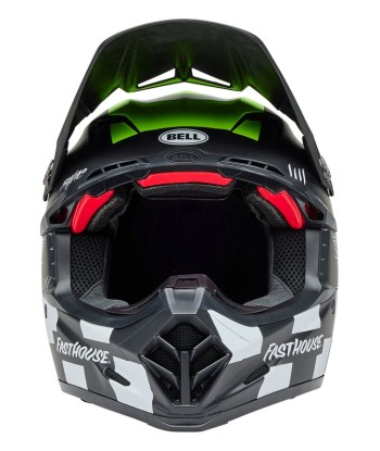 Casque BELL Moto-9S Flex - Fasthouse Smoke Bomb Matte Gloss Black/HiViz Yellow le des métaux précieux