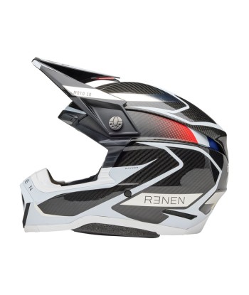 Casque BELL Moto-10 Spherical Mips - Fasthouse Renen Raycon Matte Gloss Black/White est présent 