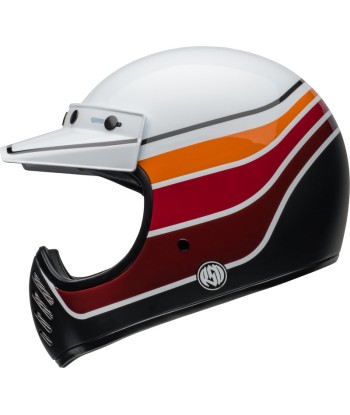 Casque BELL Moto-3 - RSD Saddleback Satin/Gloss White/Black votre restaurant rapide dans 