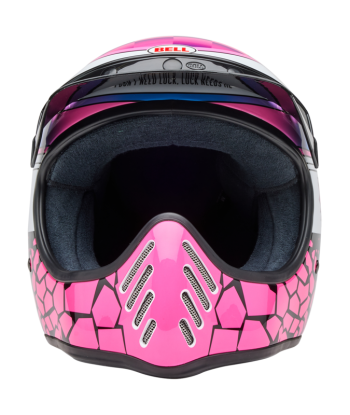 BELL Casque BELL Moto-3 - Deathspray Gloss Pink Purple de technologie