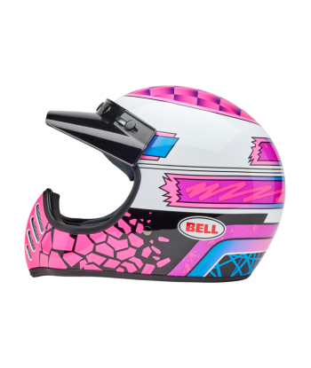 BELL Casque BELL Moto-3 - Deathspray Gloss Pink Purple de technologie