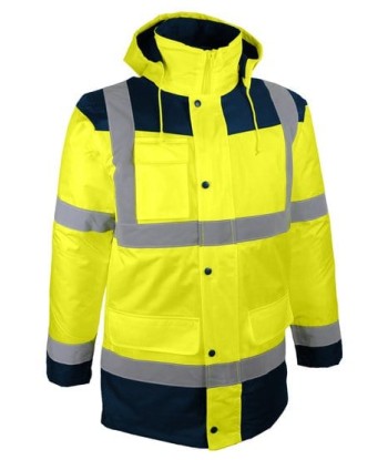 Parka haute visibilité 4 en 1 jaune ou orange en ligne