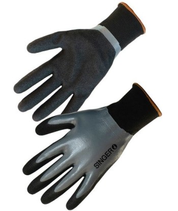 Gants nylon enduits nitrile double couche - lot de 100 acheter