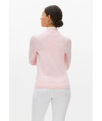 Röhnisch knitted half zip Orchid Pink pas chere