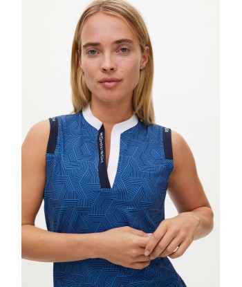 Rohnisch robe Abby Hexagon Bleu livraison gratuite