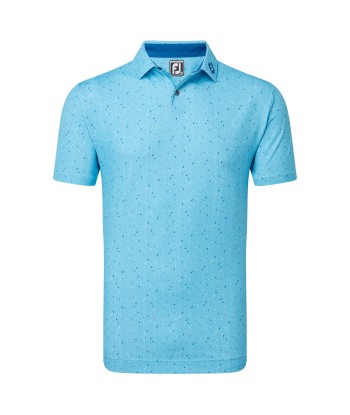 Footjoy Polo Golf Tweed Texture Blue Sky Profitez des Offres !